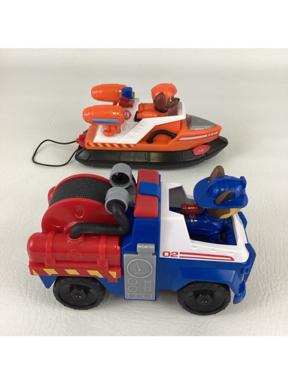Paw Patrol Fire Rescue Chase Police Cruiser Zuma Boat Vehicles Spin Master - Picture 6 of 8